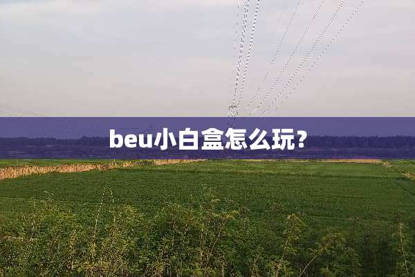 beu小白盒怎么玩？