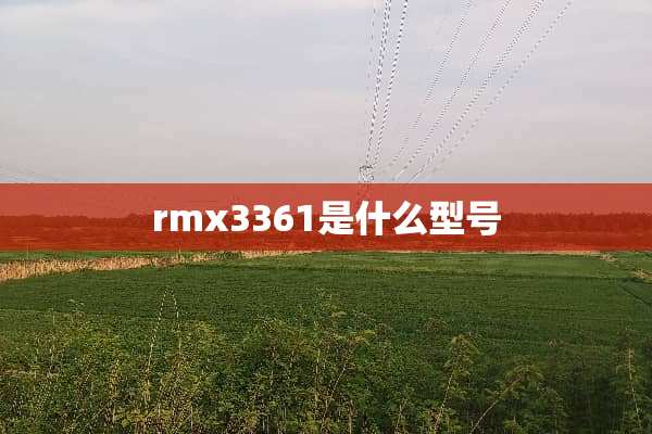 rmx3361是什么型号
