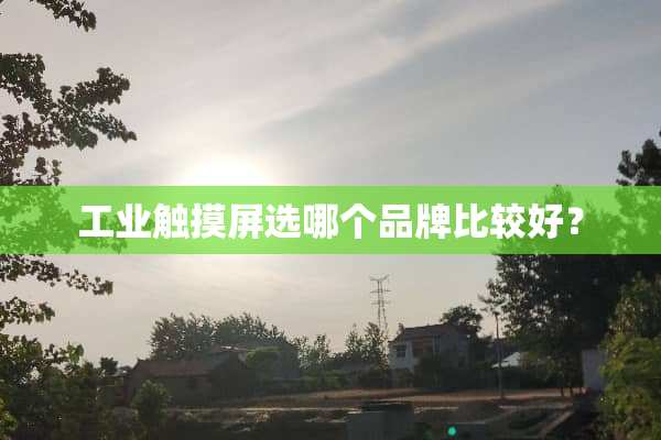 工业触摸屏选哪个品牌比较好？