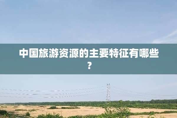 中国旅游资源的主要特征有哪些？