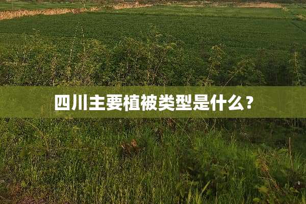 四川主要植被类型是什么？