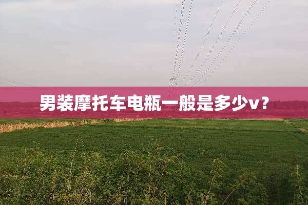 男装摩托车电瓶一般是多少v？