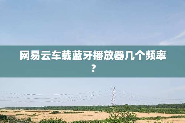 网易云车载蓝牙播放器几个频率？
