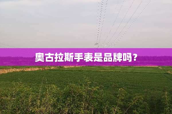 奥古拉斯手表是品牌吗？