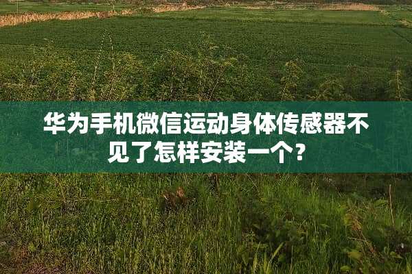 华为手机微信运动身体传感器不见了怎样安装一个？