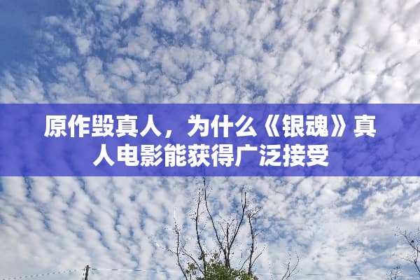 原作毁真人，为什么《银魂》真人电影能获得广泛接受