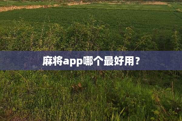 **app哪个最好用？