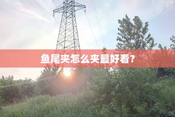 鱼尾夹怎么夹最好看？