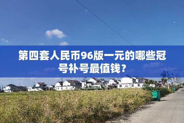 第四套人民币96版一元的哪些冠号补号最值钱？