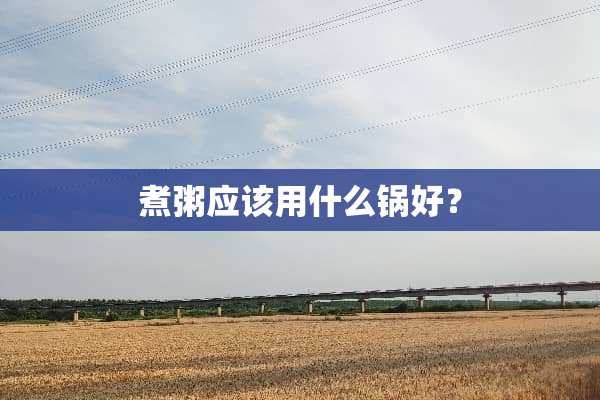煮粥应该用什么锅好？