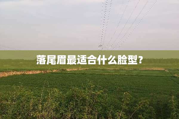 落尾眉最适合什么脸型？