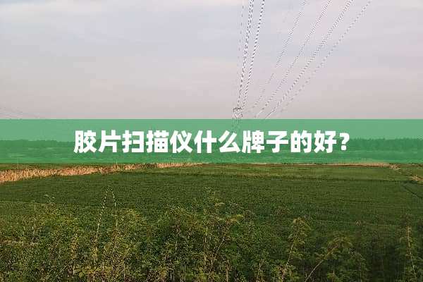 胶片扫描仪什么牌子的好？