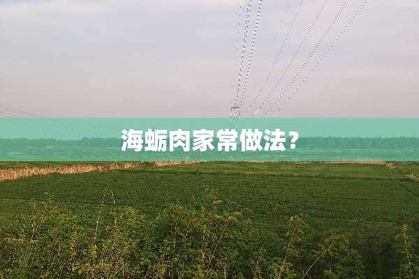 海蛎肉家常做法？