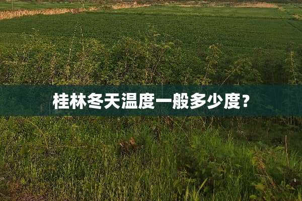 桂林冬天温度一般多少度？