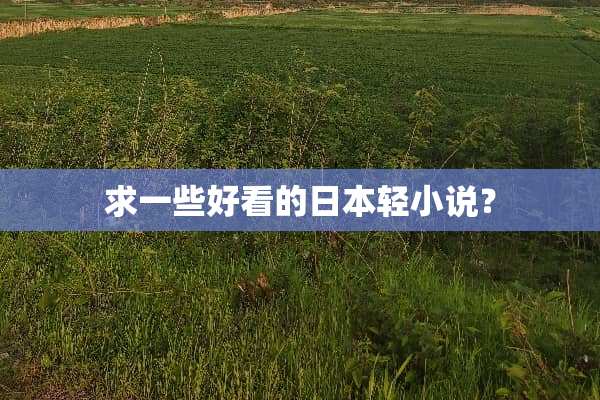 求一些好看的日本轻小说？