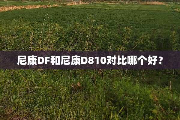 尼康DF和尼康D810对比哪个好？