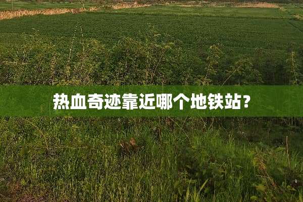 热血奇迹靠近哪个地铁站？
