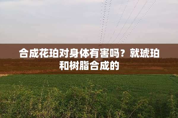 合成花珀对身体有害吗？就琥珀和树脂合成的
