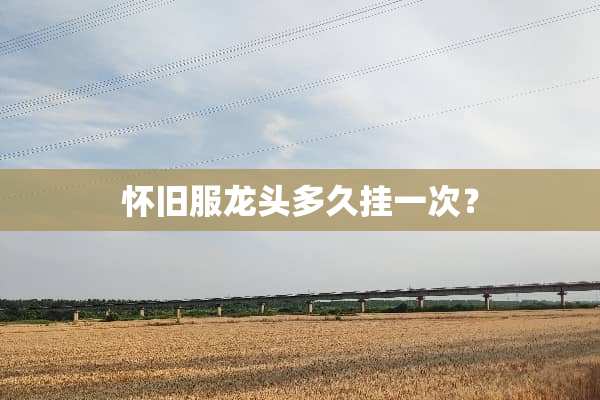 **服龙头多久挂一次？