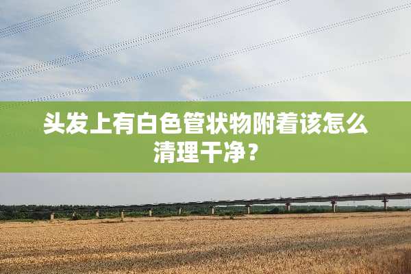 头发上有白色管状物附着该怎么清理干净？