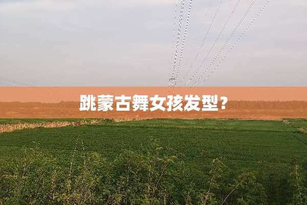 跳蒙古**孩发型？
