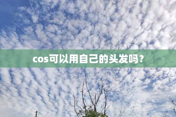 cos可以用自己的头发吗？
