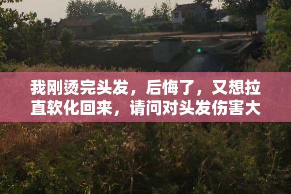 我刚烫完头发，后悔了，又想拉直软化回来，请问对头发伤害大不大啊？