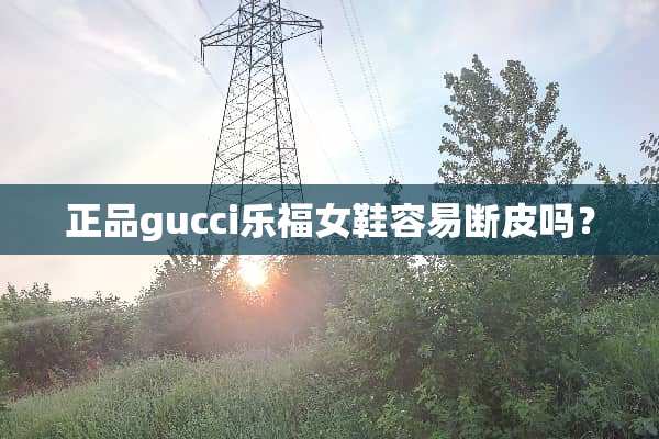 正品gucci乐福女鞋容易断皮吗？