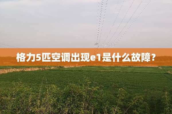 格力5匹空调出现e1是什么故障？