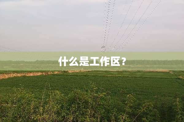 什么是工作区？