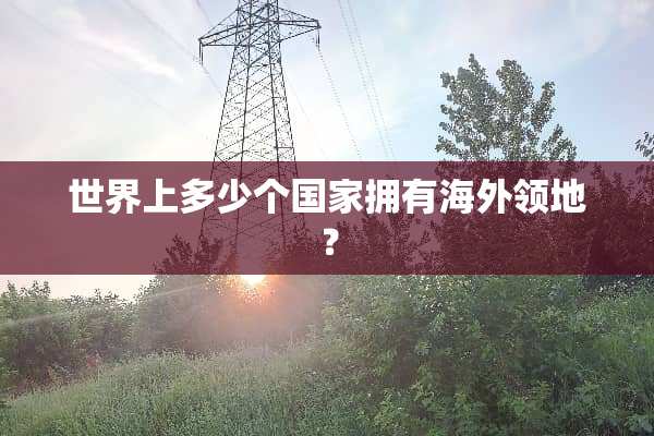 世界上多少个国家拥有海外领地？