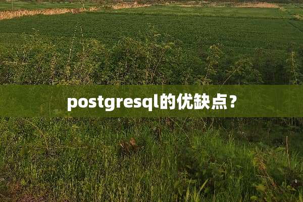 postgresql的优缺点？