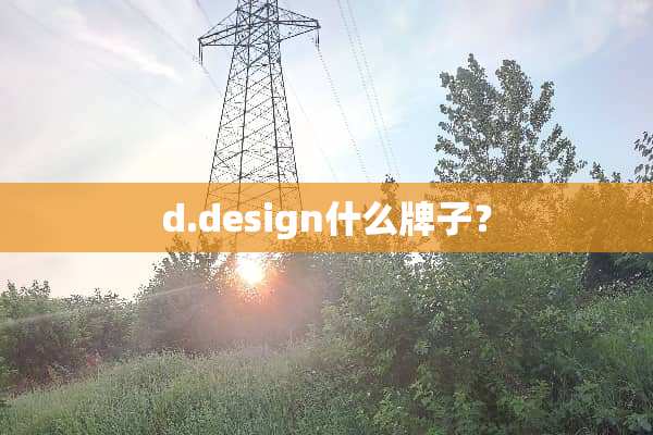 d.design什么牌子？