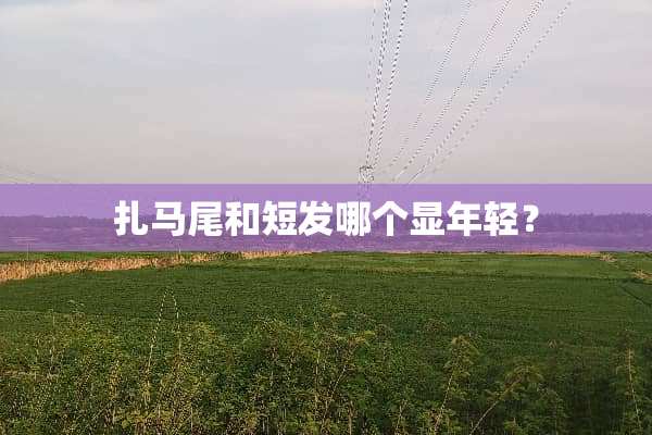 扎马尾和短发哪个显年轻？