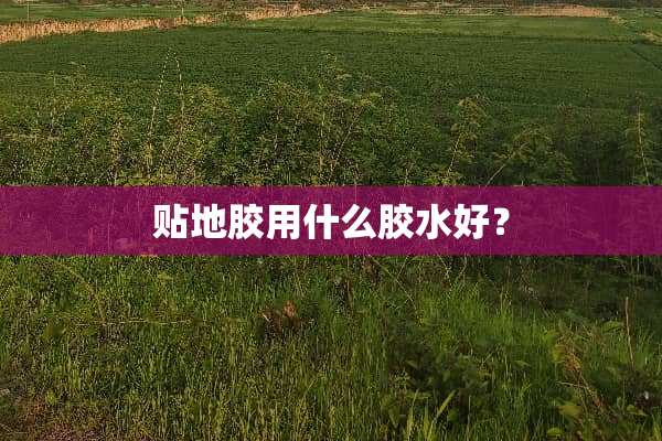 贴地胶用什么胶水好？