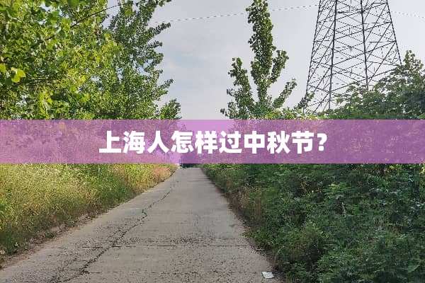 上海人怎样过中秋节？