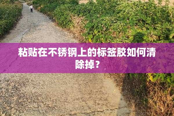 粘贴在不锈钢上的标签胶如何清除掉？