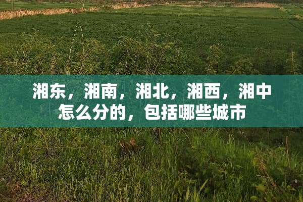 湘东，湘南，湘北，湘西，湘中怎么分的，包括哪些城市