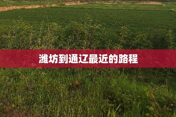 潍坊到通辽最近的路程