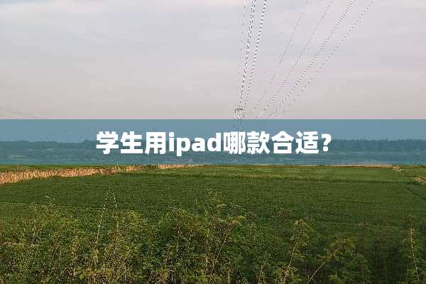 学生用ipad哪款合适？