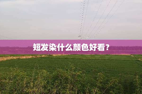 短发染什么颜色好看？
