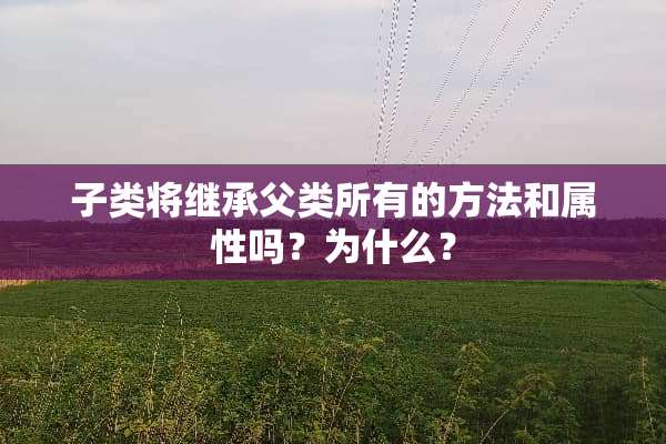 子类将继承父类所有的方法和属性吗？为什么？
