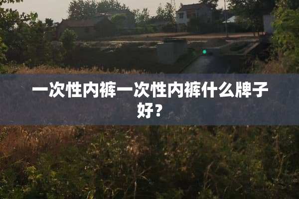 一次性**一次性**什么牌子好？