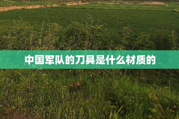 中**队的**是什么材质的