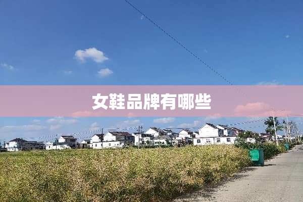 女鞋品牌有哪些