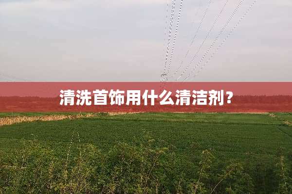 清洗首饰用什么清洁剂？