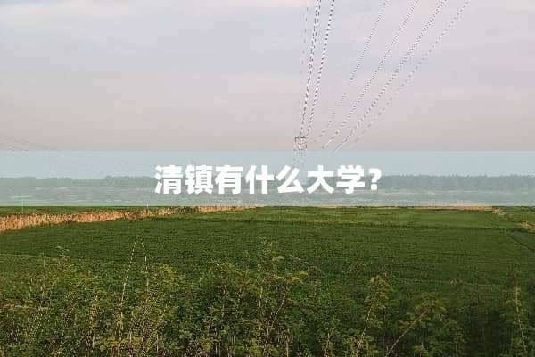 清镇有什么大学？