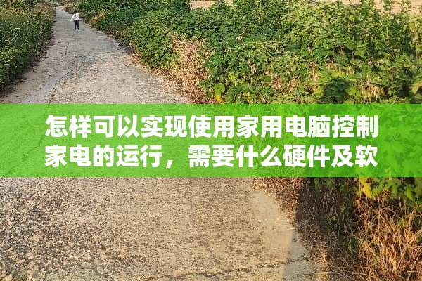 怎样可以实现使用家用电脑控制家电的运行，需要什么硬件及软件？