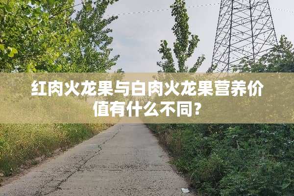 红肉火龙果与白肉火龙果营养价值有什么不同？