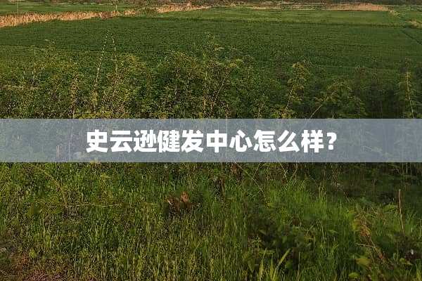 史云逊健发中心怎么样？
